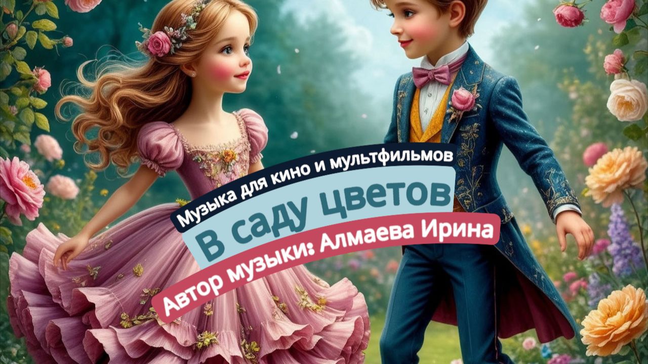 В саду цветов. Музыка для кино и мультфильмов. Алмаева Ирина.