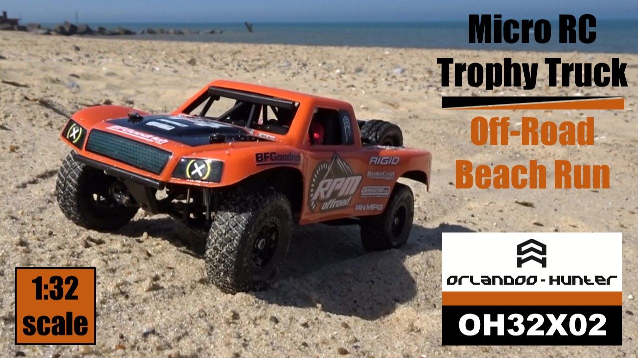Orlandoo Hunter OH32X02 1:32 Scale RC Trophy Truck - Beach Run