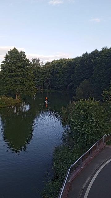 Лыжероллерная трасса близ реки Свислочь