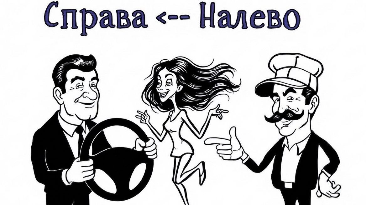 Музыкальный клип: Перекинуты рули - шуточная песня о наболевшем ;)
