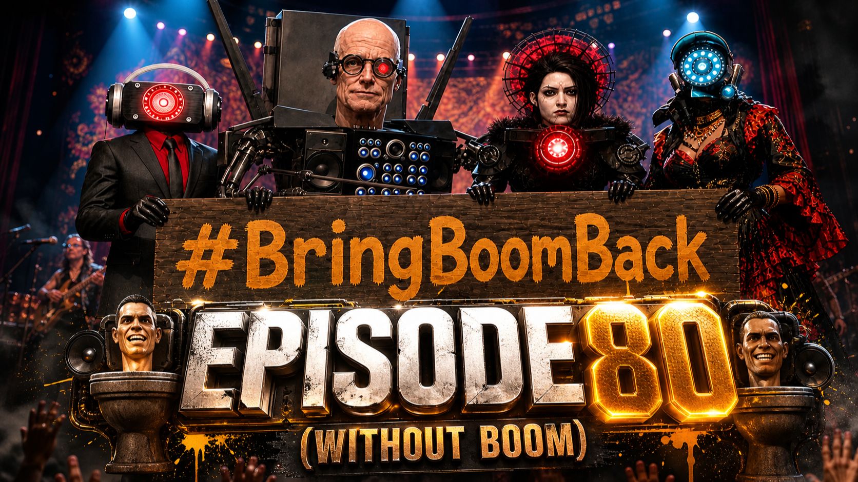 BRING BOOM BACK 🔥 Episode 80 (Without Boom) #BringBoomBack Официальный клип 2026 | Skibidi Toilet