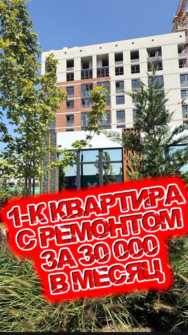Квартира с ремонтом в Краснодаре за 30 000 в месяц