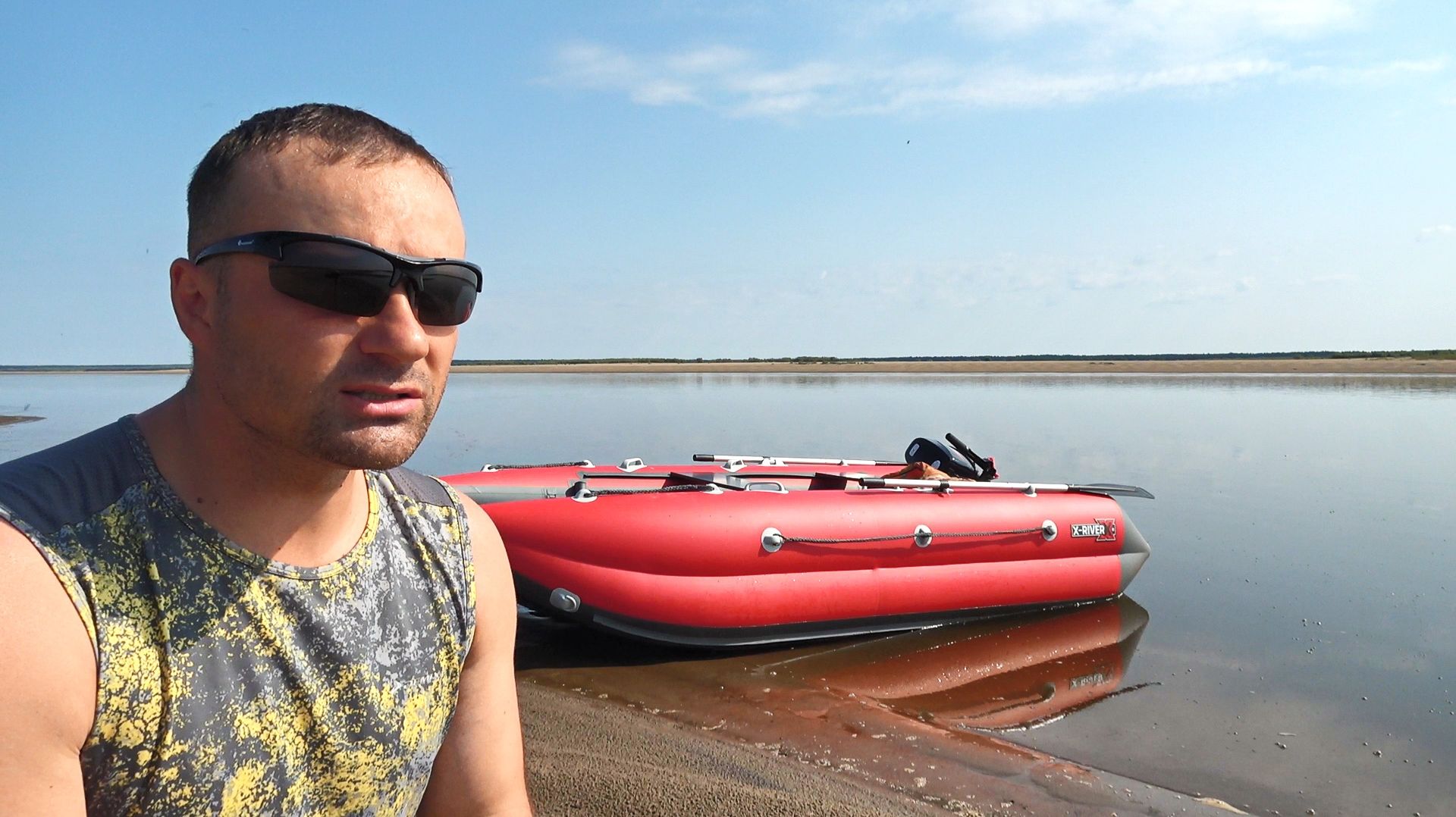 Тримаран Катрин - 360.  Моя новая лодка для рыбалки и охоты. Лодка особой конструкции от X-RIVER.