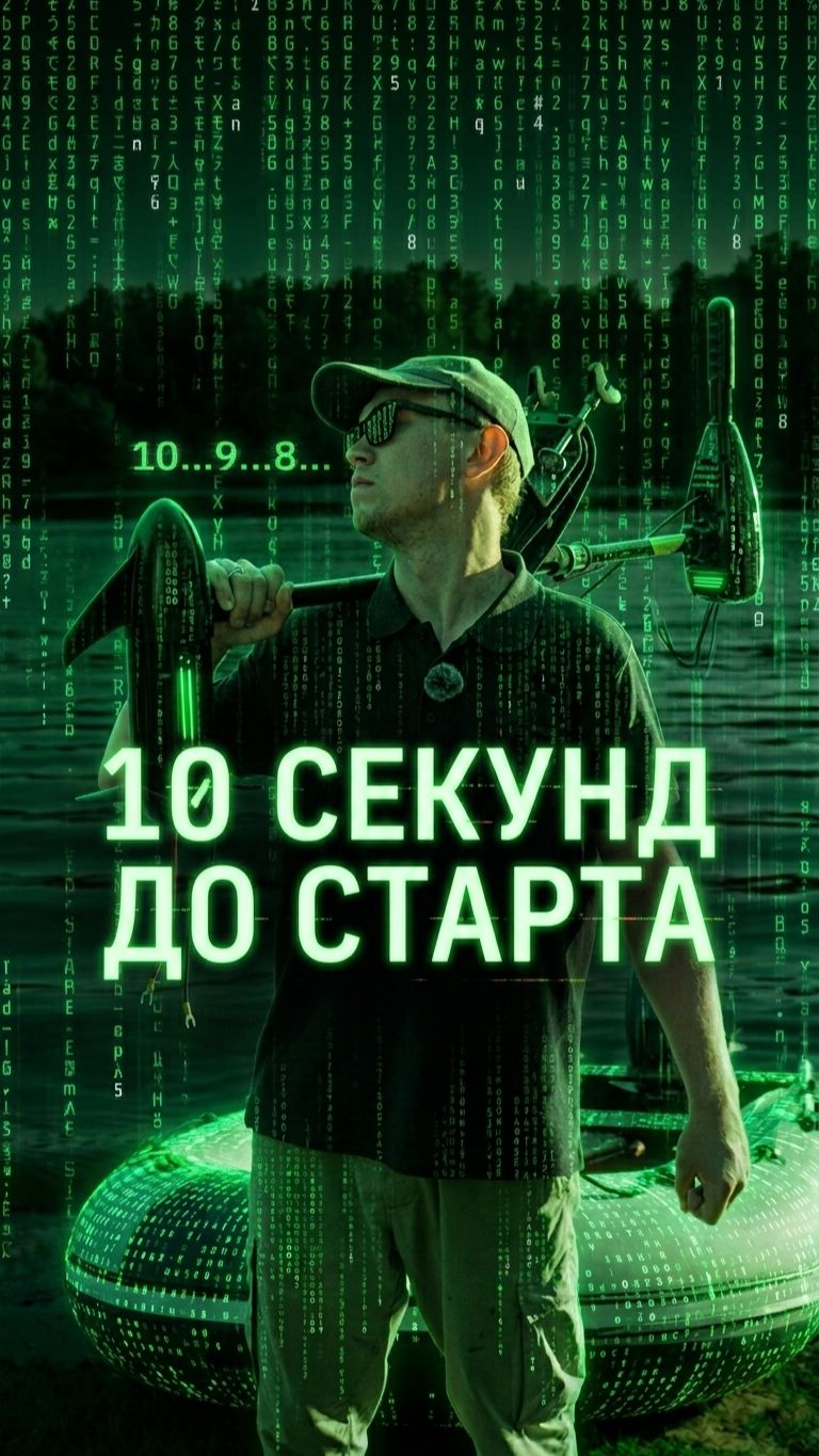 Что, если я скажу тебе... что на установку мотора уходит 10 секунд? #электромотор#BST#лодочныймотор