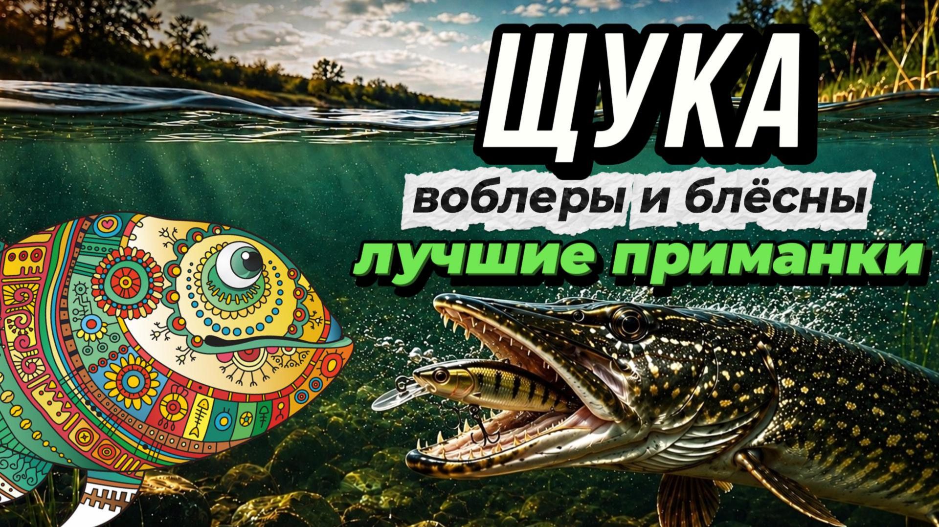 Какие приманки выбрать на щуку летом? Минноу, крэнки, вертушки #рыбалка #fmagazin