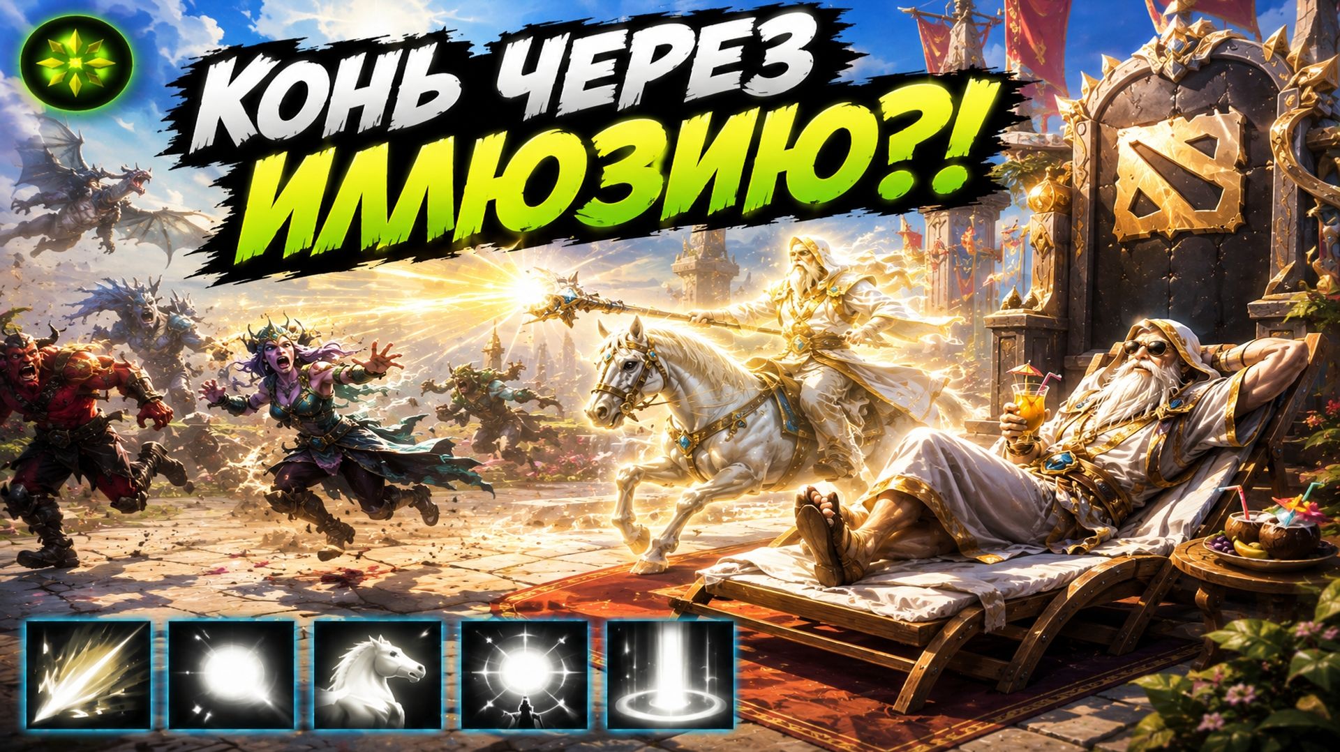 КИПЕР ЛОВКОСТЬ ЧЕРЕЗ ИЛЛЮЗИЮ В WORLD OF DOTA. ПОКА ОН ОТДЫХАЕТ ИЛЛЮЗИЯ РАБОТАЕТ!