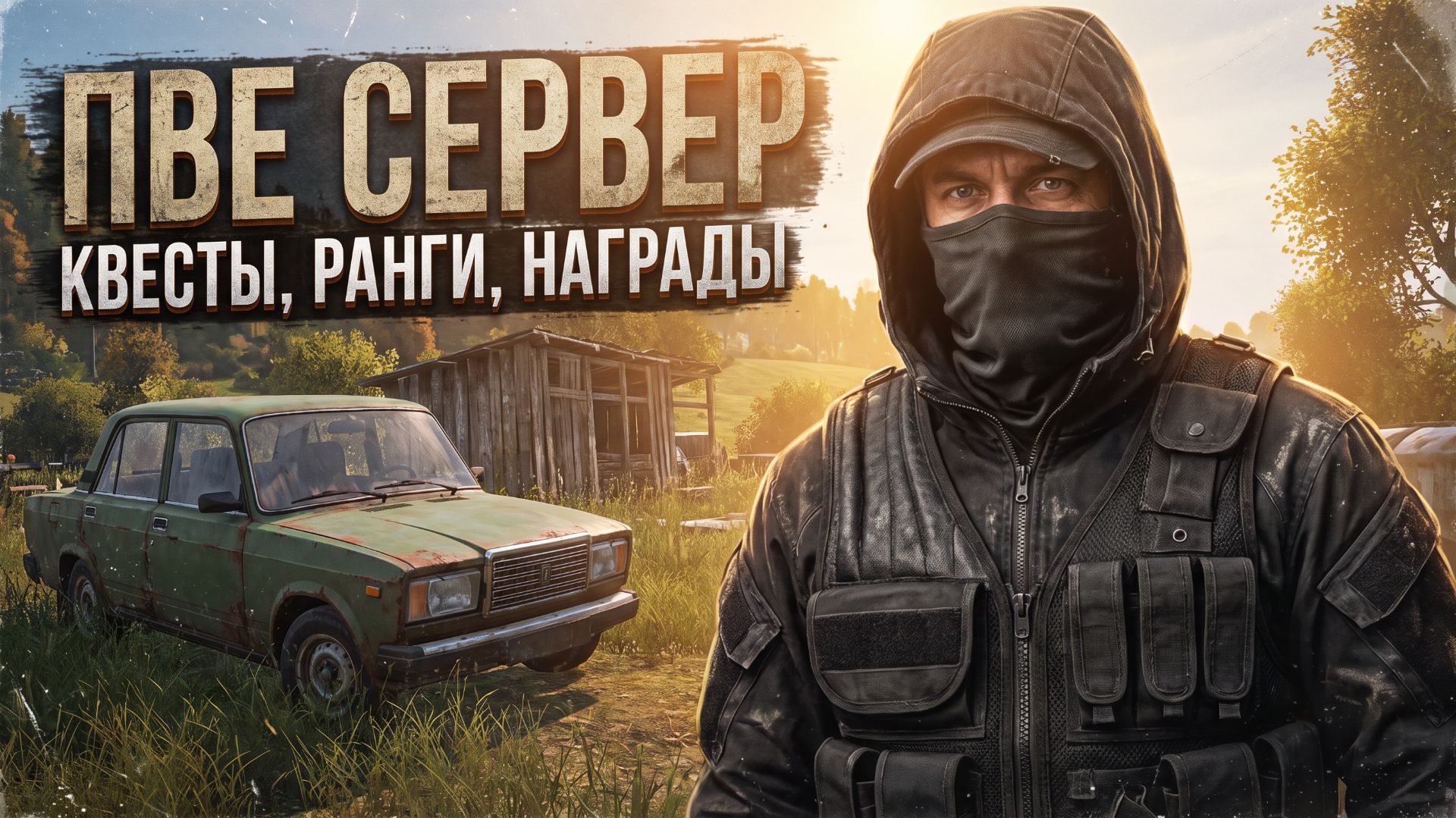 DAYZ PVE | ПРОМО | КВЕСТЫ, РАНГИ, НАГРАДЫ, КОЛЛЕКЦИИ | ПВЕ СЕРВЕР RACCOON CITY