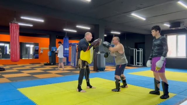 Работа на лапах с начинающими