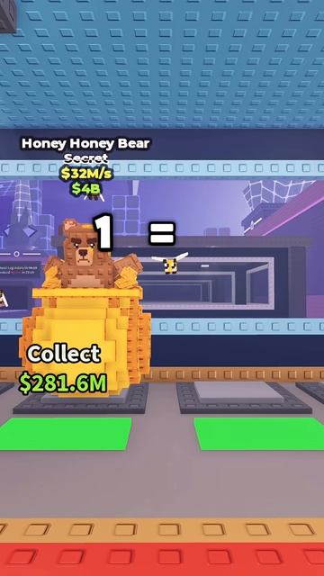 РЕАЛЬНАЯ ЦЕННОСТЬ МЕДВЕДЯ HONEY HONEY BEAR! 🤯 Краду брейнрот #shorts #roblox