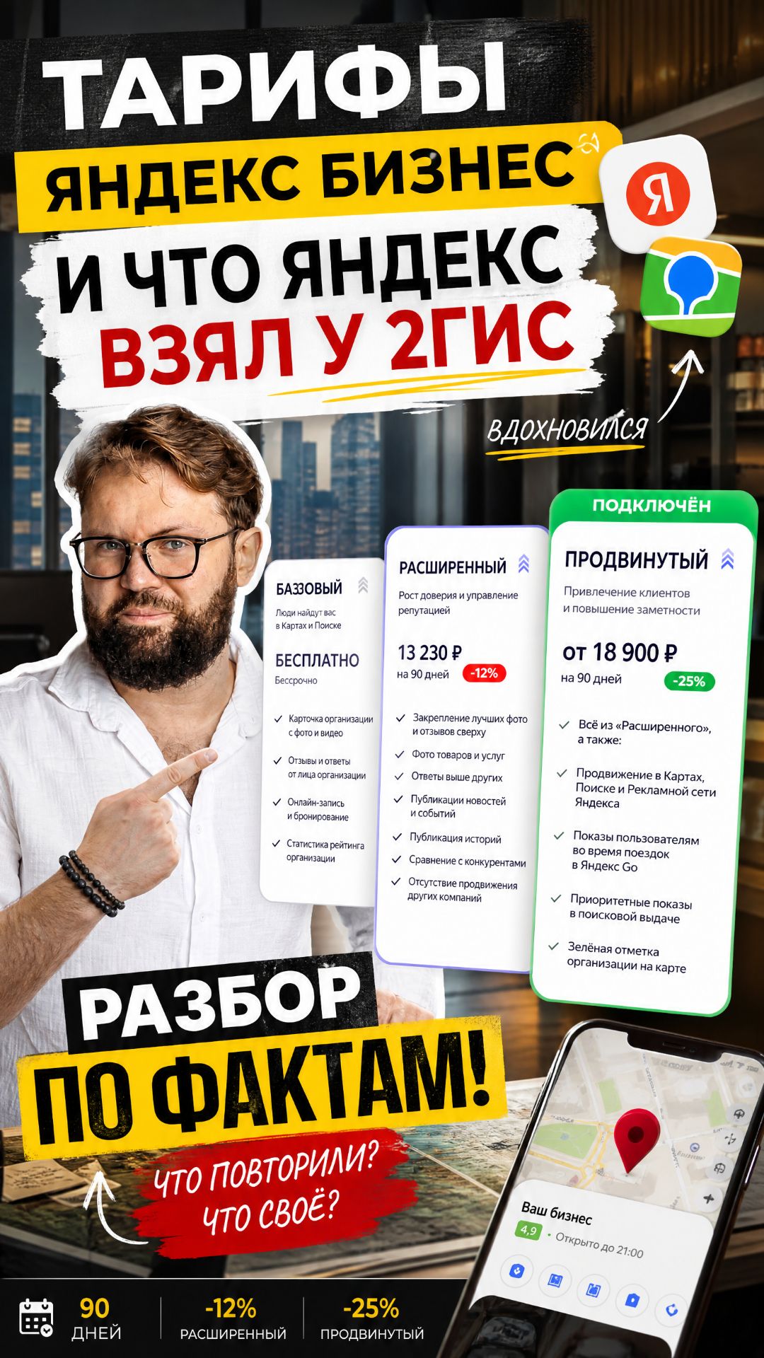 Не покупайте Базовый тариф Яндекс Бизнес пока не посмотрите это видео