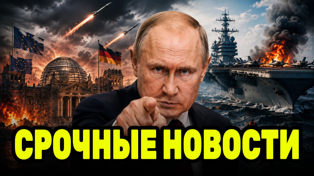 СРОЧНО // РОССИЯ бьет в сердце Европы! Жертвы и разрушения! Смерти на авианосце Линкольн!