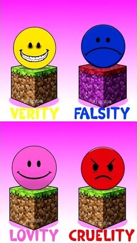 Sprunki OC Verity, Falsity, Lovity, Cruelity Phase 2 #verity #sprunki #sprunkioc #minecraft