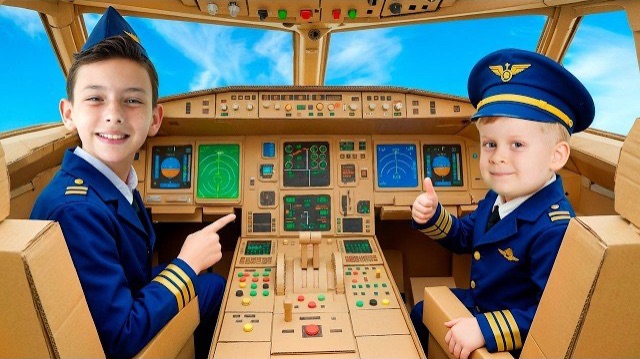 Картонный самолет ЧЕЛЛЕНДЖ  Kids Show