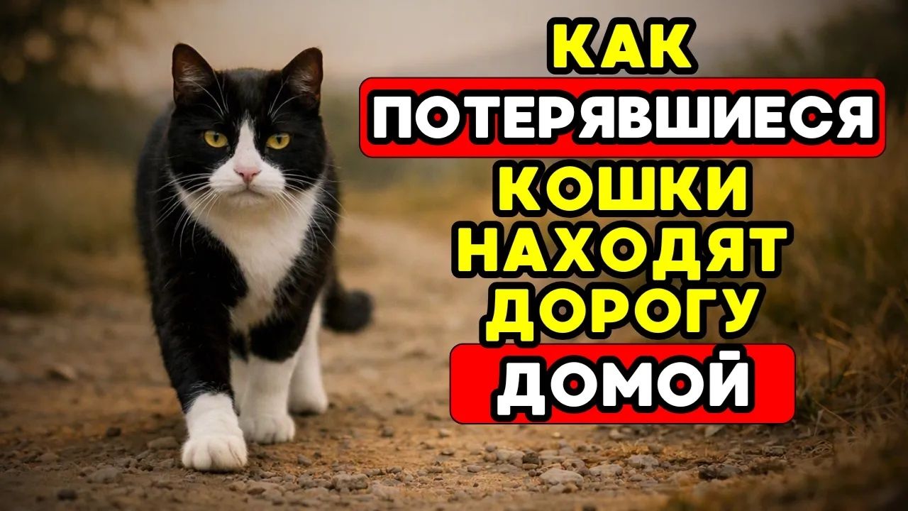 Как кошки НА САМОМ ДЕЛЕ возвращаются домой — ответ вас удивит!