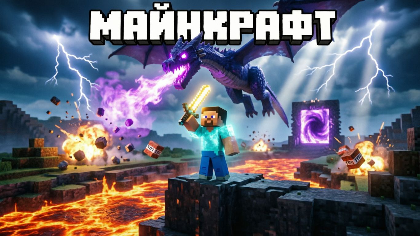 Майнкрафт магнитный конструктор 2 часть 🚨🎈 Minecraft My World магнитный конструктор