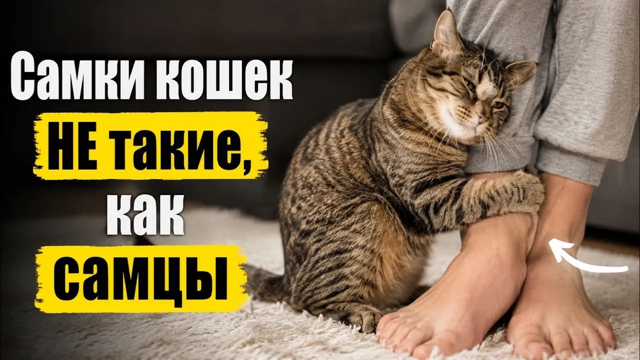 13 ПРИЧИН, по которым КОШКИ-САМКИ совершенно отличаются от КОТОВ