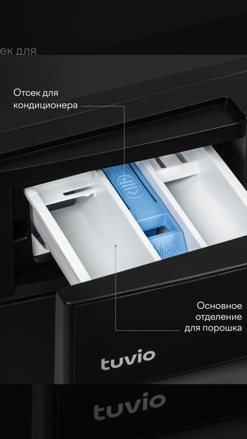 Стиральная машина с сушкой, инвертором и паром Tuvio DFF18