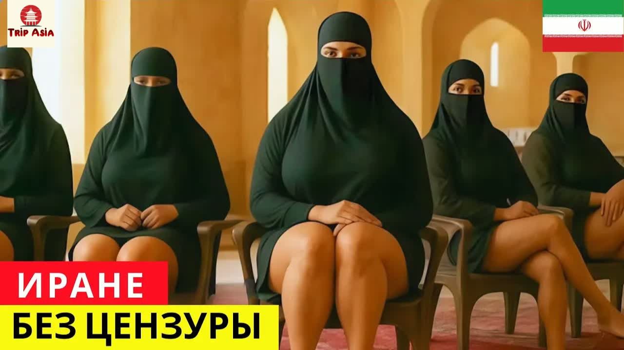 Реальная жизнь в ИРАНЕ  где скрываются самые красивые женщин