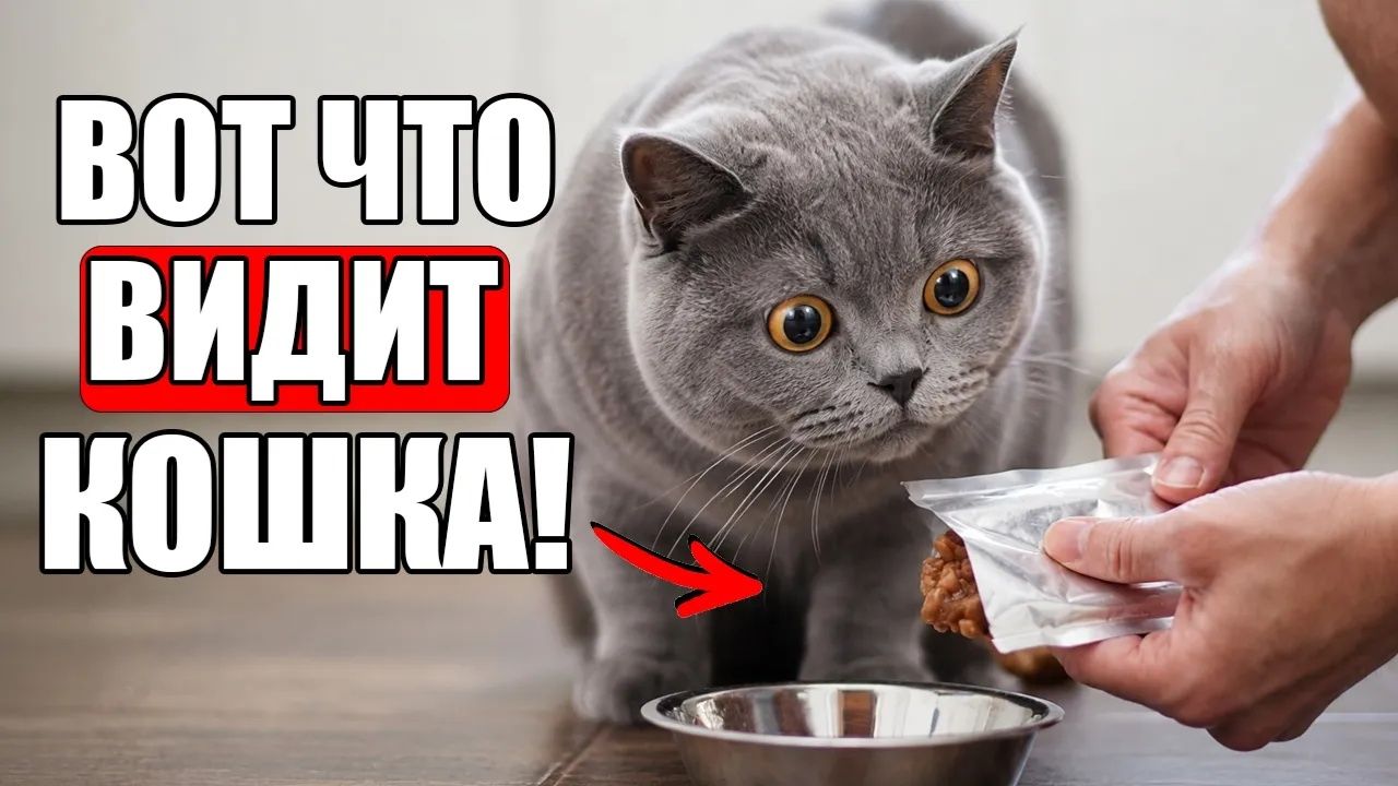 Твоя Кошка НЕ ДУМАЕТ, Что ты Её Кормишь! ВОТ ЧТО ОНА ВИДИТ