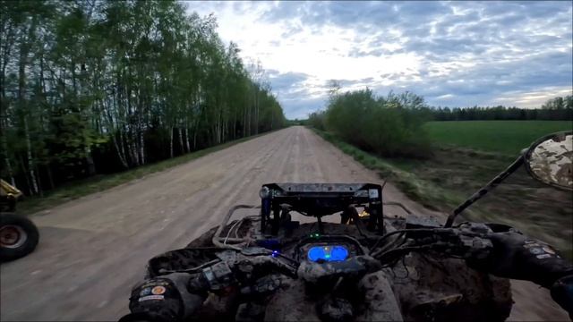 Квадроцикл грязь #atv#kawasaki#hisun700#stels #bruteforce750#квадродвиж#offroad#quadrodrive