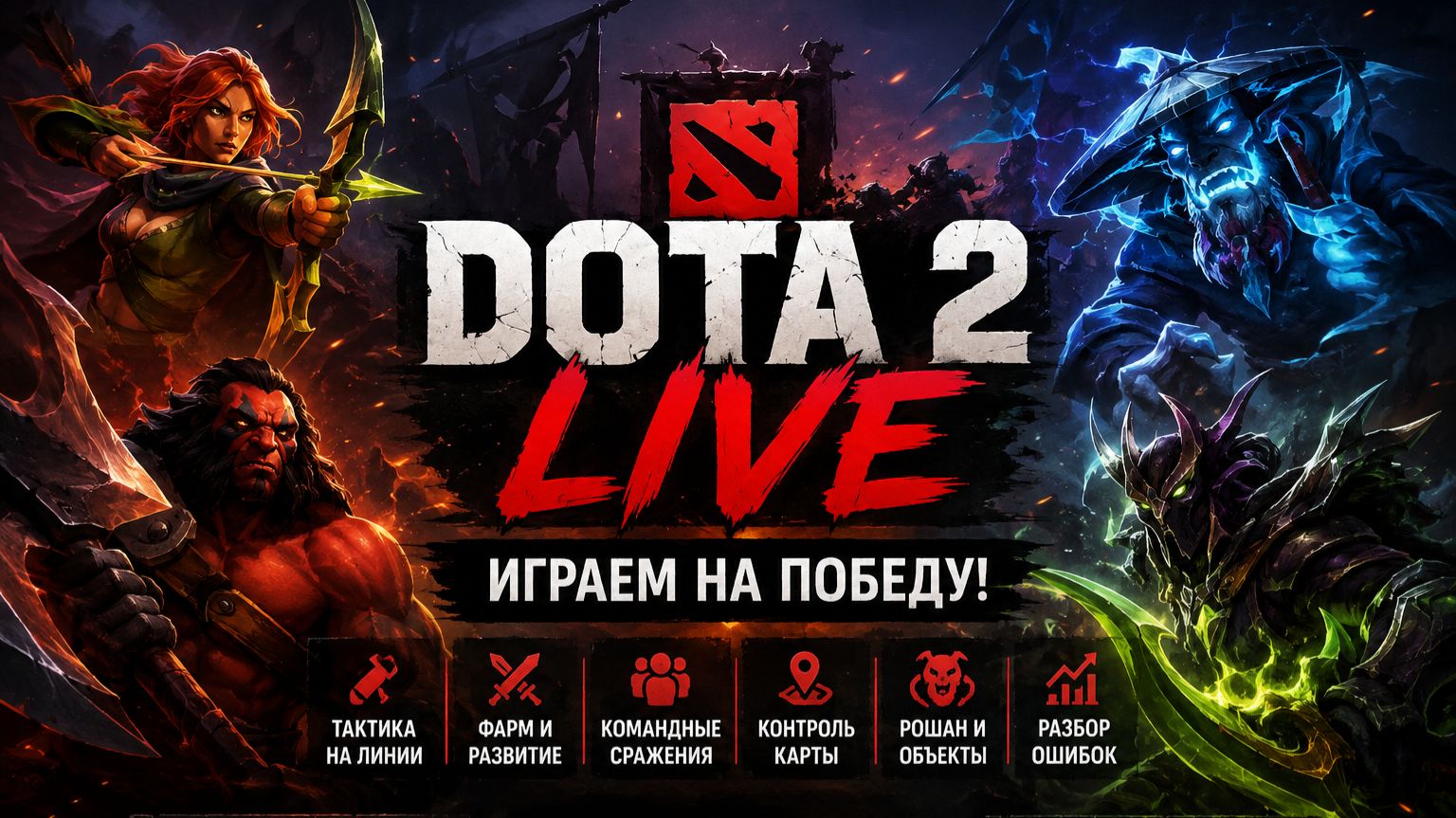 🎮 Dota 2 LIVE — Играем на победу!