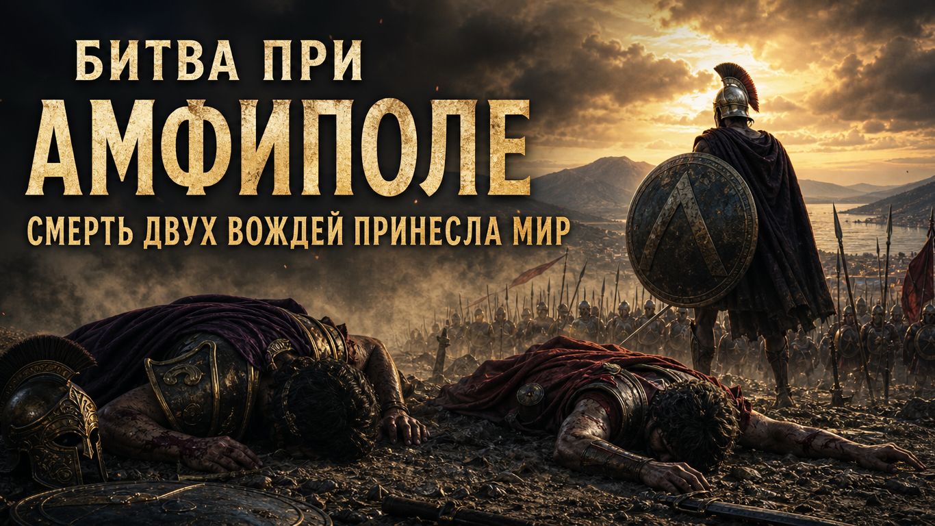 Битва при Амфиполе 422 г. до н.э. - как смерть двух вождей принесла мир