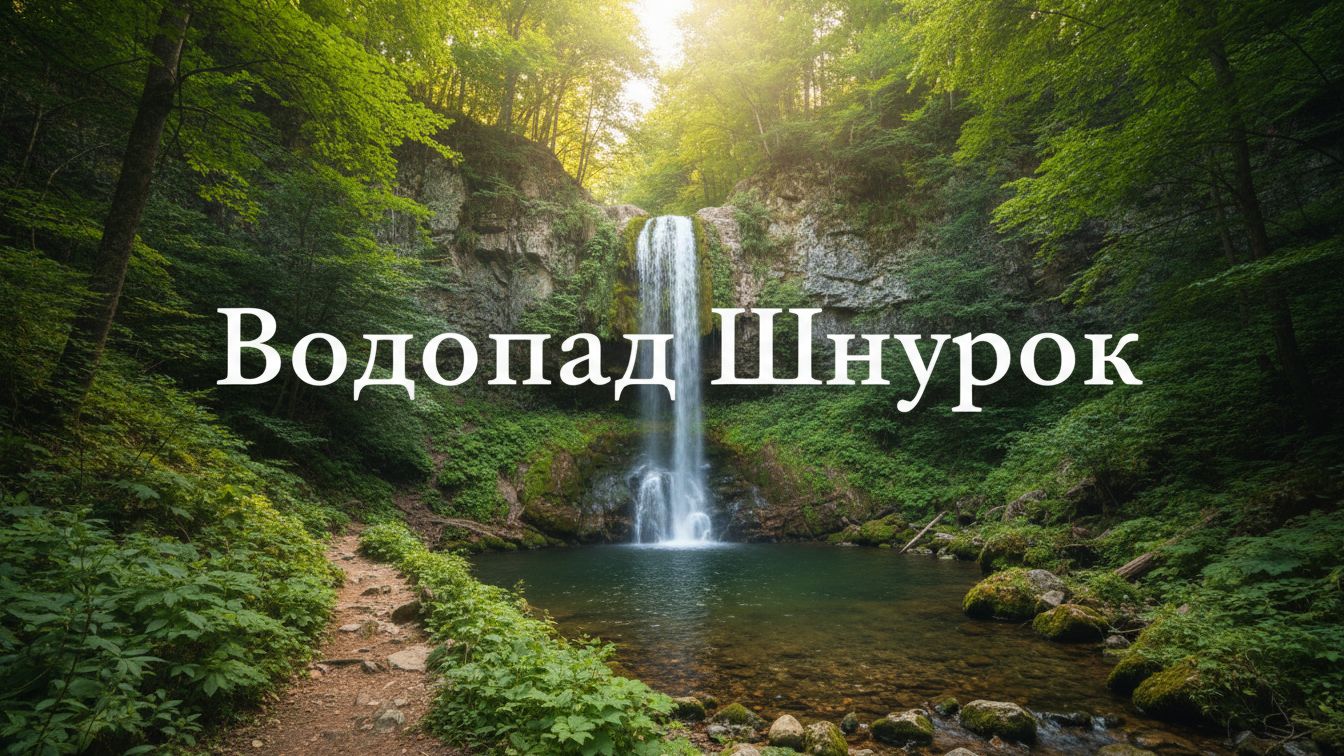 Дикая тропа к водопаду Шнурок в Пшаде