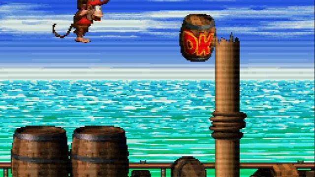 Donkey Kong Country 2 - Diddy's Kong Quest(USA) Первый взгляд