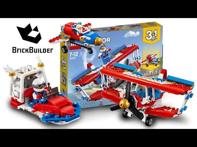 LEGO Creator: Самолет для трюков 31076  Сборка конструктора