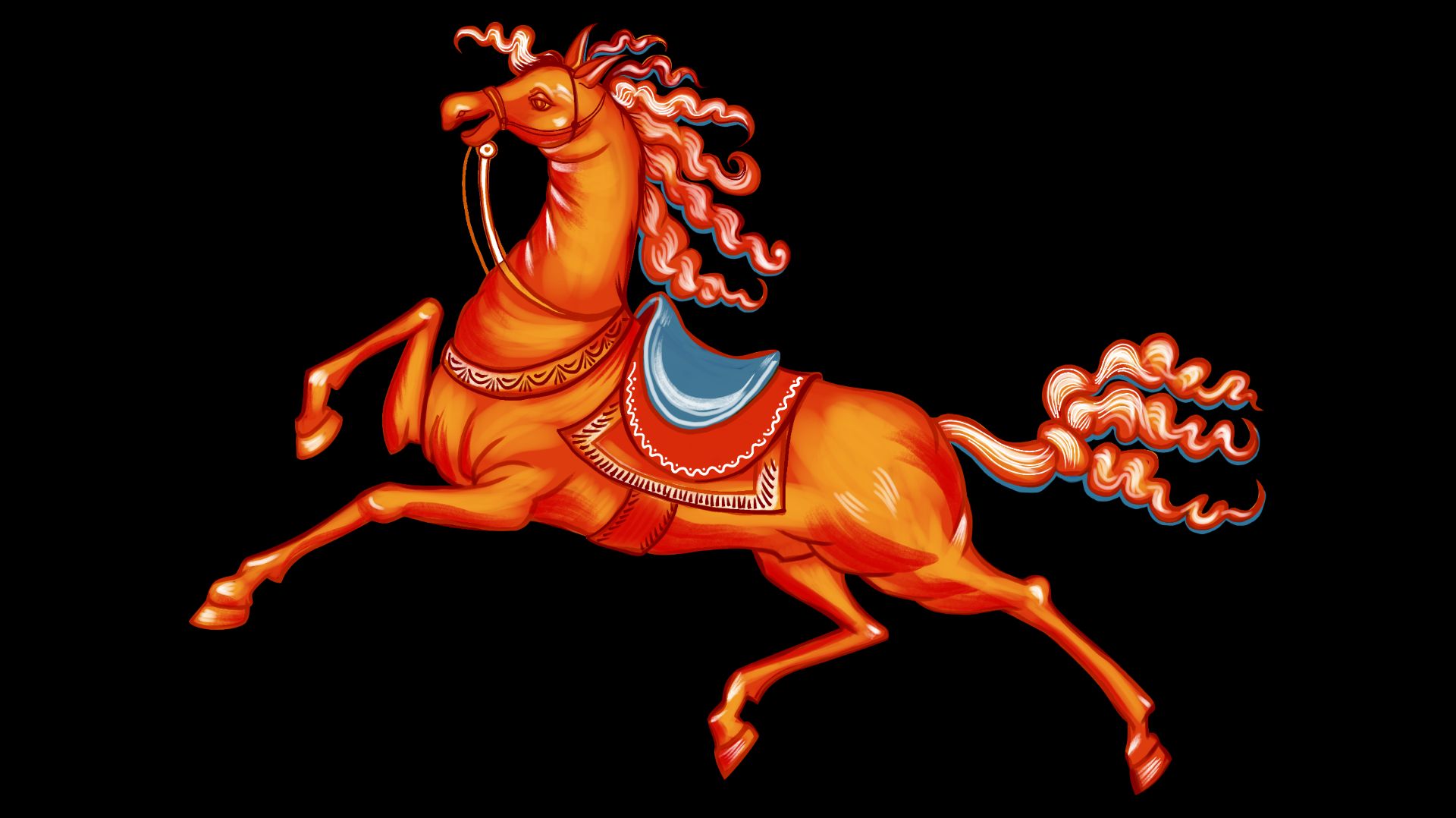 Orange_horse