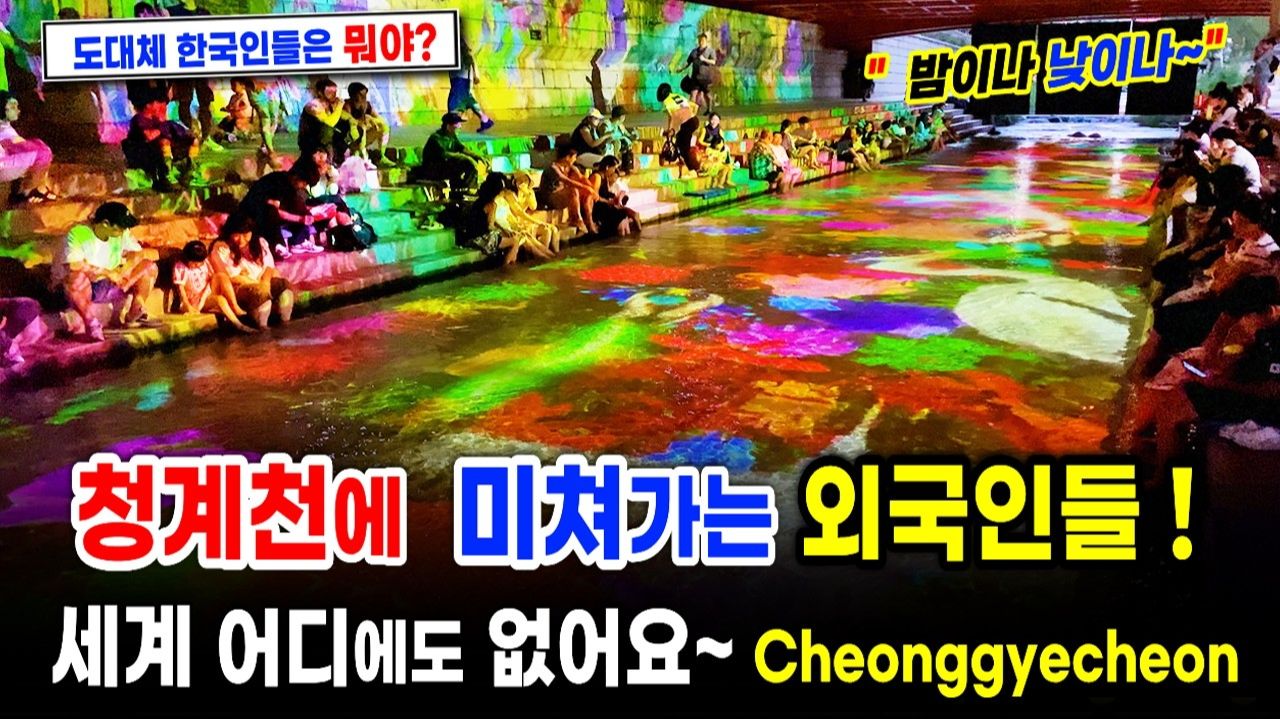 외국인들이 청계천 보고 경악하는 이유! 한국인들은 못하는게 뭐지  서울여행워커.