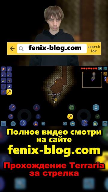 Прохождение игры Terraria от Феникса (FENIX) смотреть можно на сайте Https://fenix-blog.com