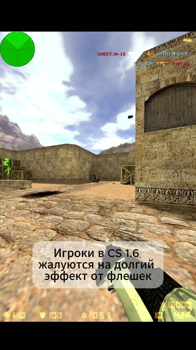 Эффект от флешек #counterstrike #cs16