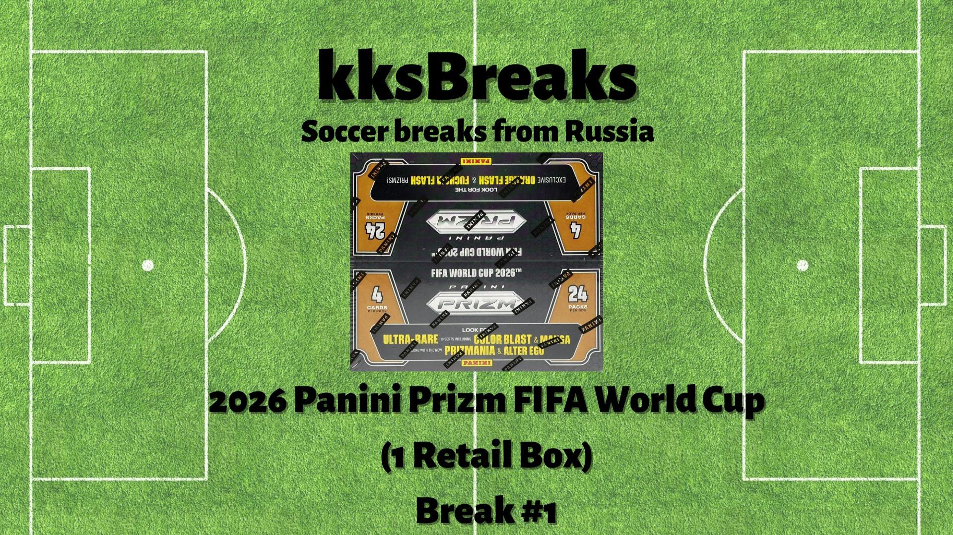 2026 Panini Prizm FIFA World Cup (1 Retail Box) - #1