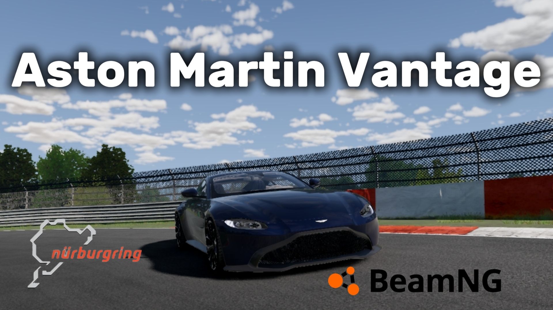 Aston Martin Vantage Test At The Nürburgring/Тест AM Vantage НА НЮРБУРГРИНГЕ в BeamNG.drive