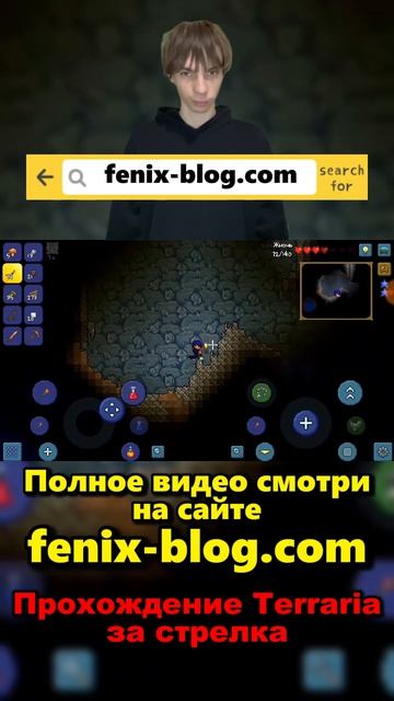 Прохождение игры Terraria от Феникса (FENIX) смотреть можно на сайте Https://fenix-blog.com