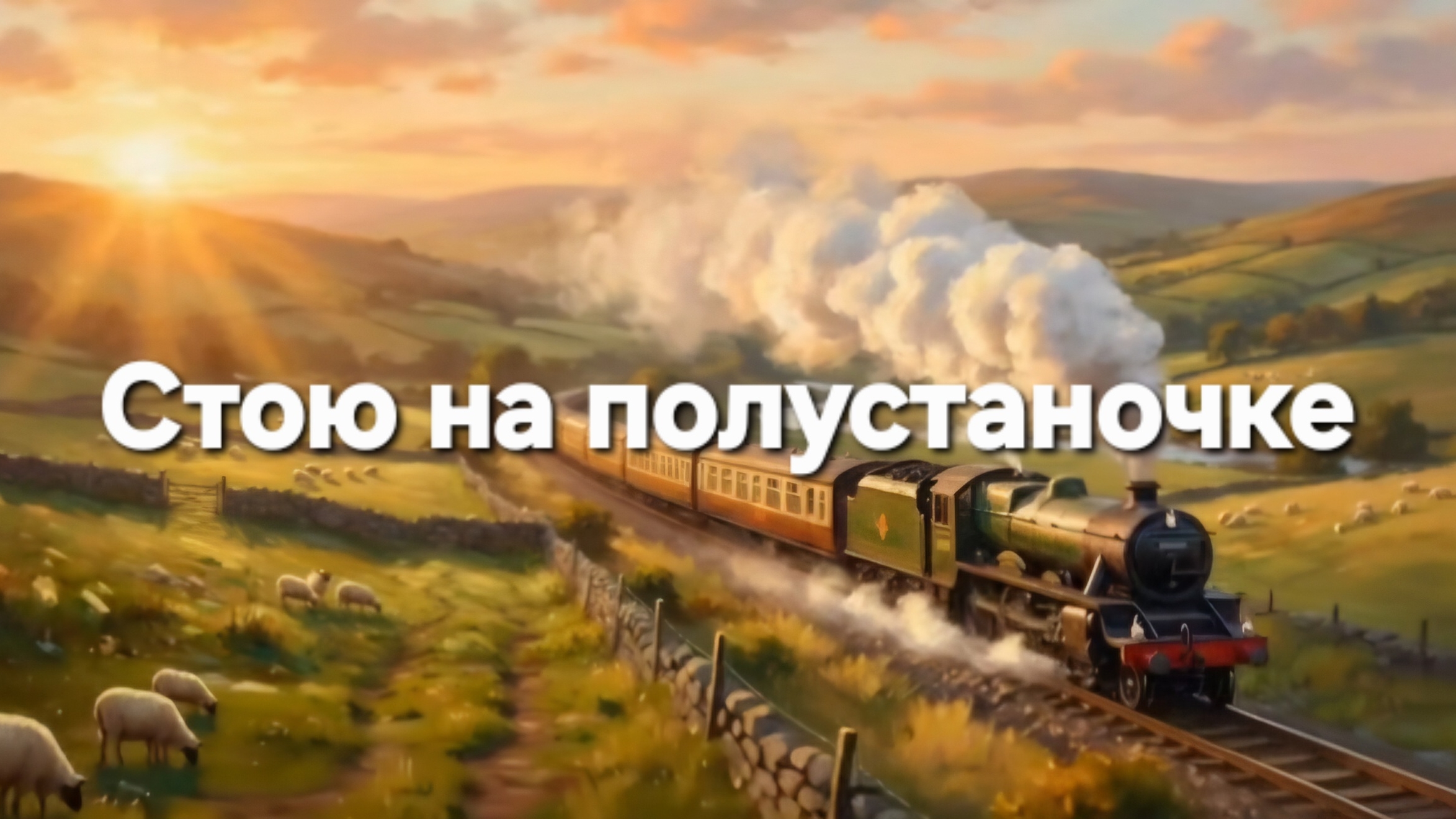Стою на полустаночке