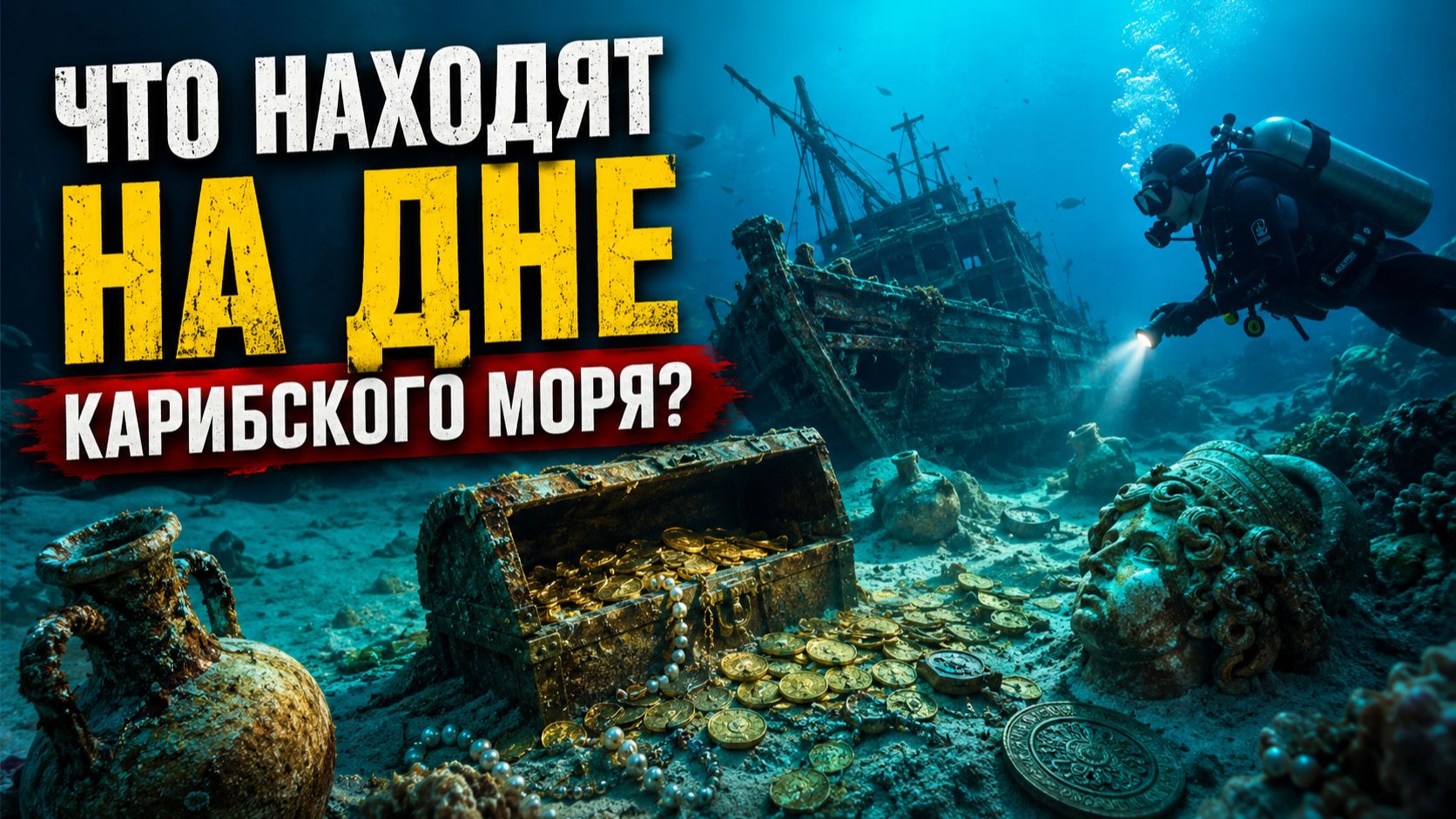 Что НАХОДЯТ на Дне КАРИБСКОГО МОРЯ. 13 Загадок