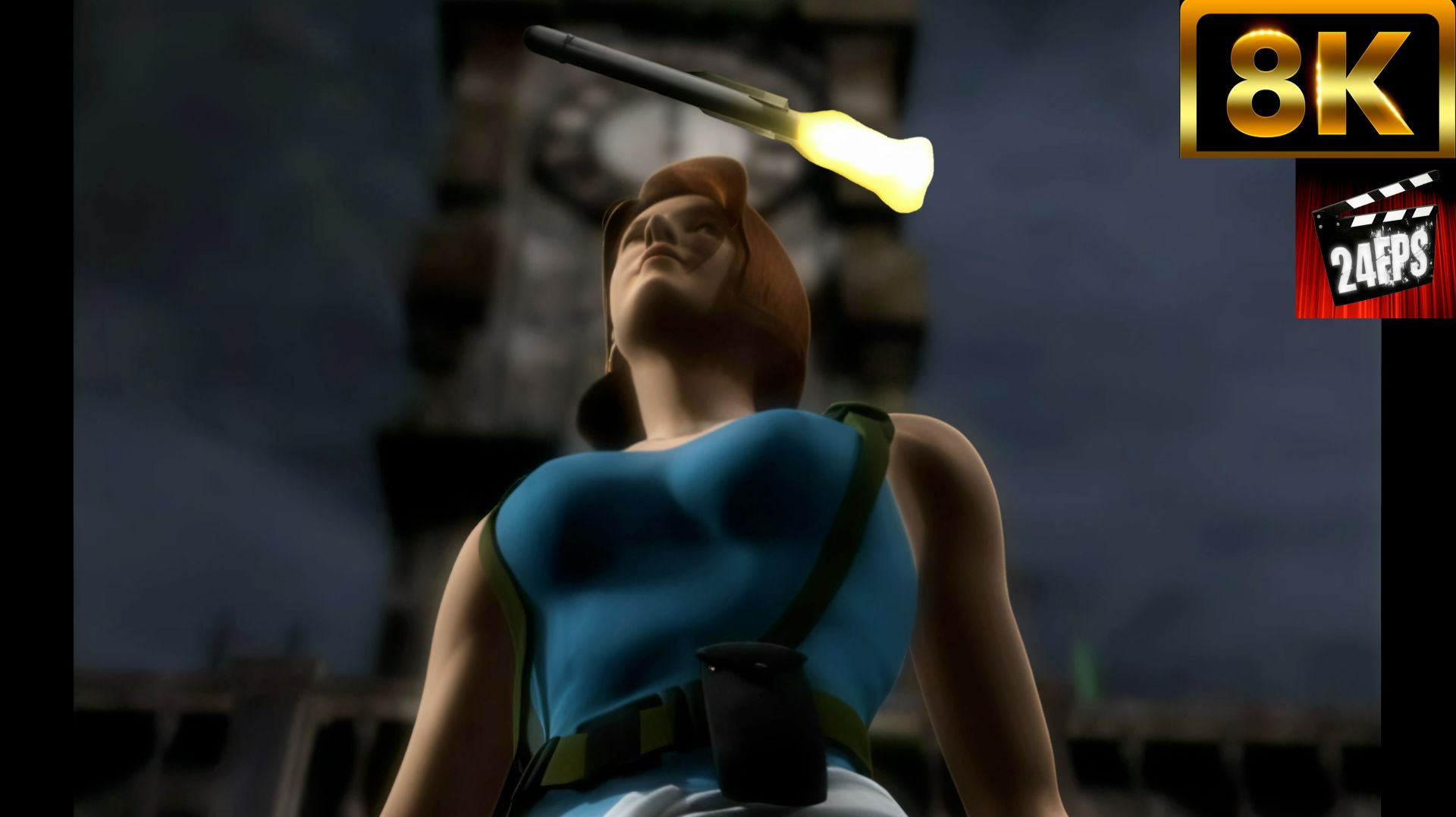 Resident Evil 3: Nemesis (1999) - Немезида уничтожит вертолет (Улучшенное качества до 8K 60FPS)