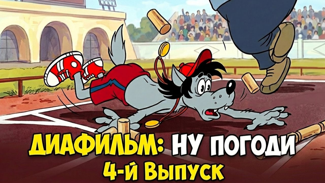Диафильм. Ну погоди.  4 выпуск.