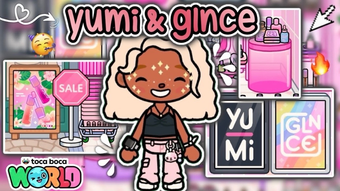 МАГАЗИН КОСМЕТИКИ Yu/Mi & GLNCE💄 - обустройство тока бока✨️ - Toca Boca World 🌎  - Toca Twix🍫