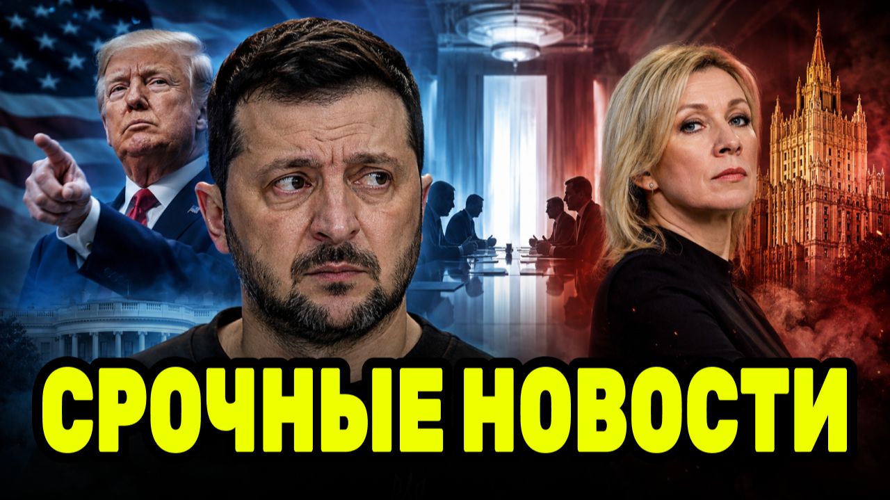 США снова склоняют Зеленского к условиям РОССИИ // Ответ Захаровой на предложение Киева