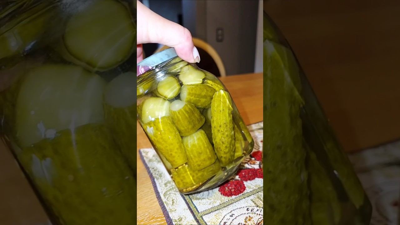 Огурцы на зиму ПО-ФИНСКИ