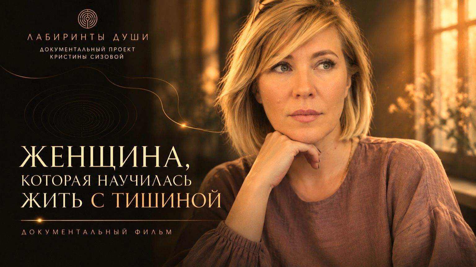 Женщина которая научилась жить с  тишиной
