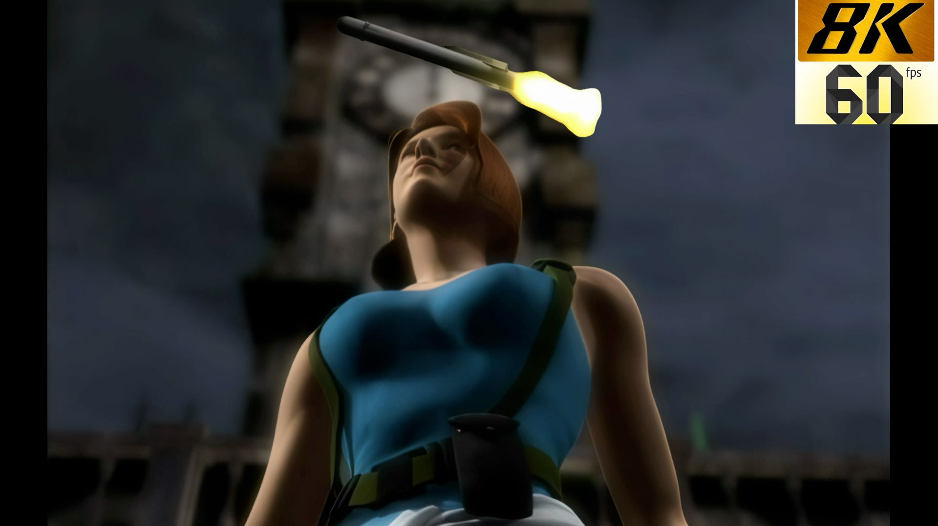 Resident Evil 3: Nemesis (1999) - Немезида уничтожит вертолет (Улучшенное качества до 8K)