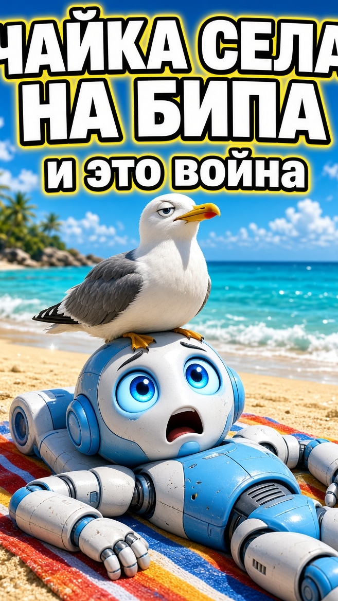 Когда чайка выбрала не того робота #Shorts