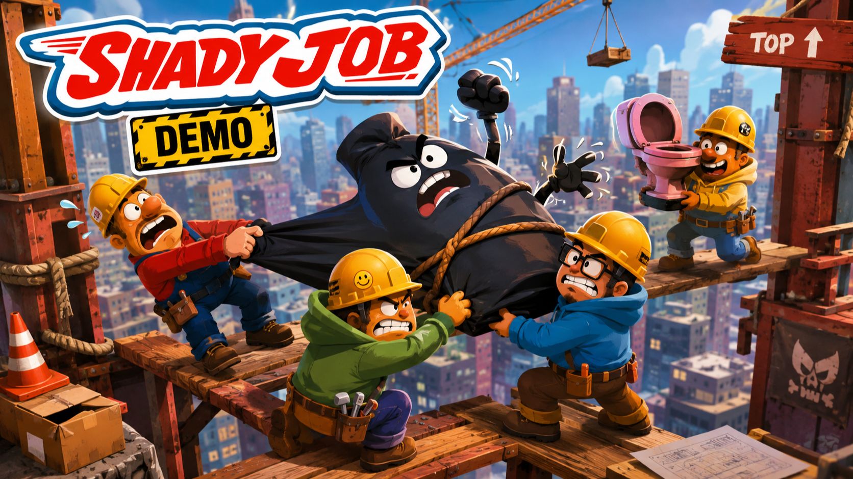 ЧЕТЫРЕ СТРОИТЕЛЯ И ОДИН ОЧЕНЬ ЖИВОЙ «ТРУП» | Shady Job Demo