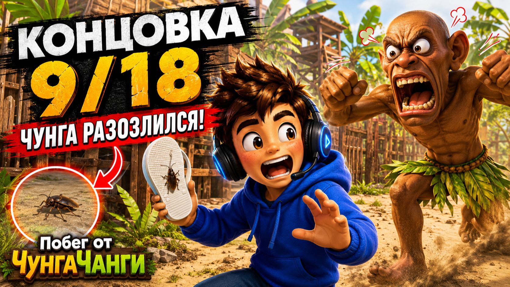 Как получить концовку 9/18 «Убил лучшего друга Чунги» | Побег от ЧунгаЧанги