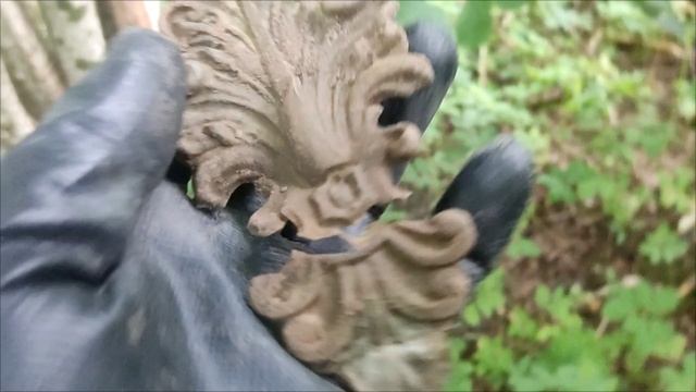 КРАСИВАЯ НЕМЕЦКАЯ НАКЛАДКА #metaldetecting #находкисметаллоискателем #коп