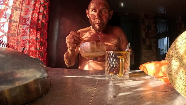 ужин окрошкой